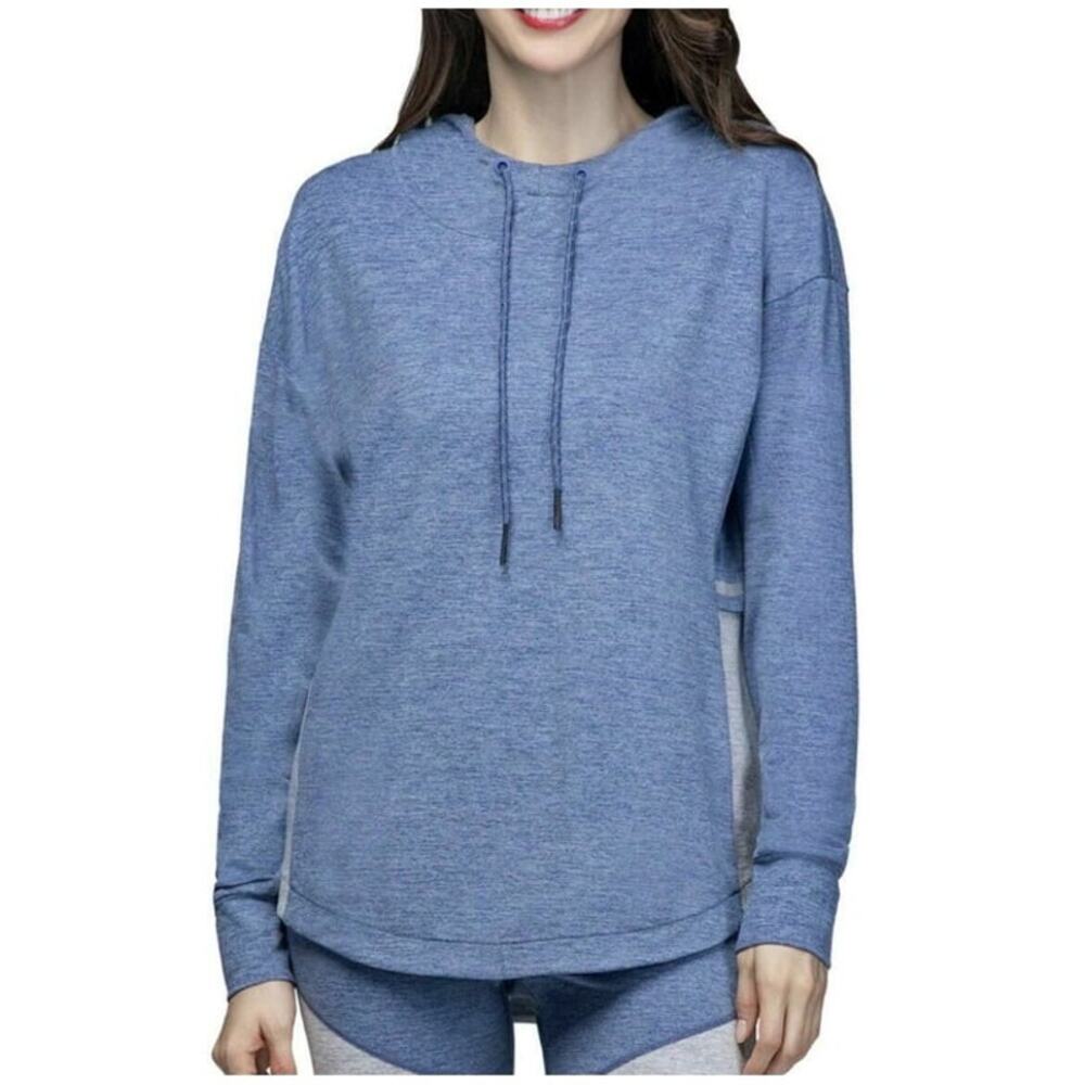 Tangerine Women's Long Sleeve Soft Serene Hooded Pullover Reflective Strip